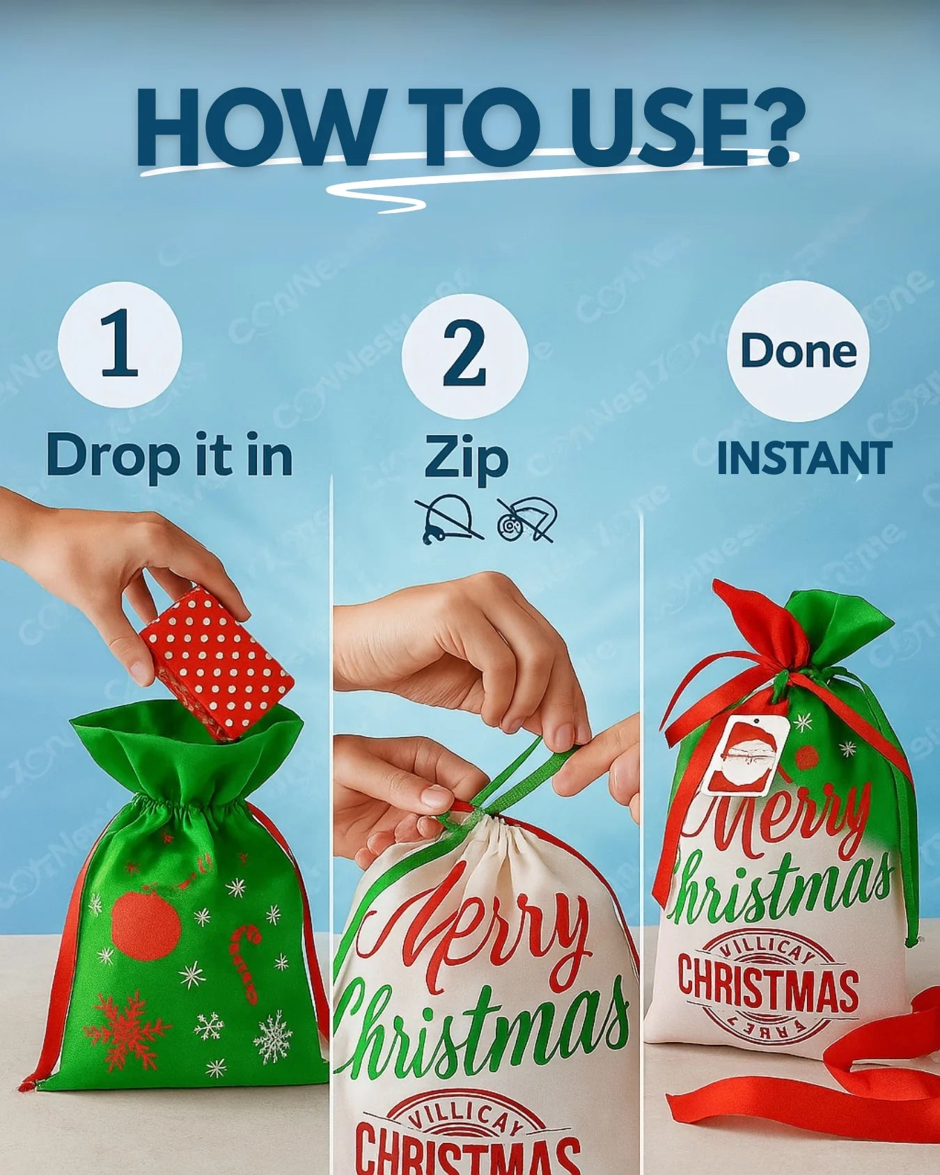 EZWrap Gift Bag Set